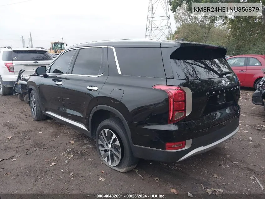 2022 Hyundai Palisade Sel VIN: KM8R24HE1NU356879 Lot: 40432691