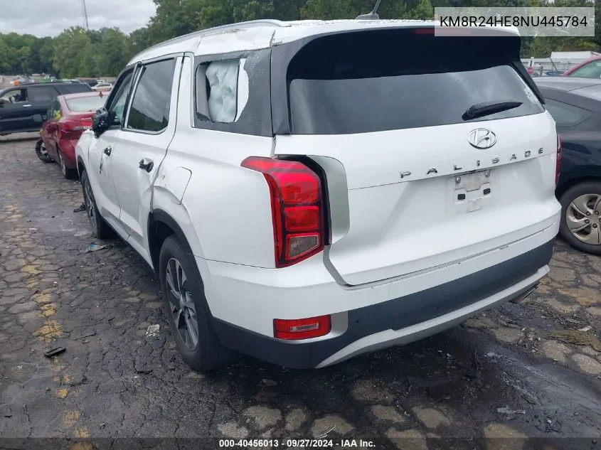 2022 Hyundai Palisade Sel VIN: KM8R24HE8NU445784 Lot: 40456013