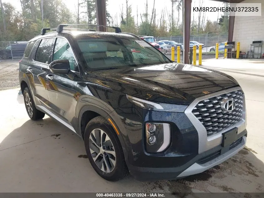 2022 Hyundai Palisade Sel VIN: KM8R2DHE8NU372335 Lot: 40463335