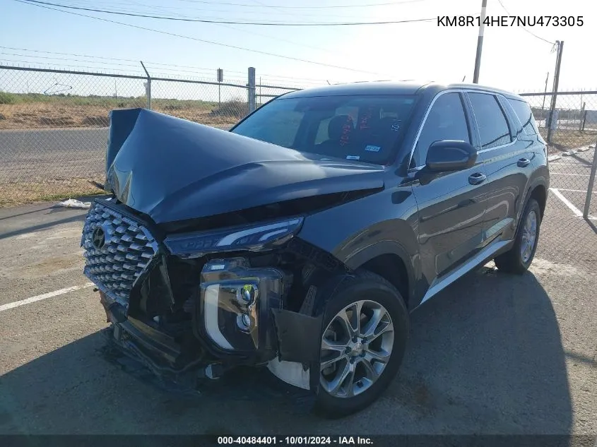 KM8R14HE7NU473305 2022 Hyundai Palisade Se