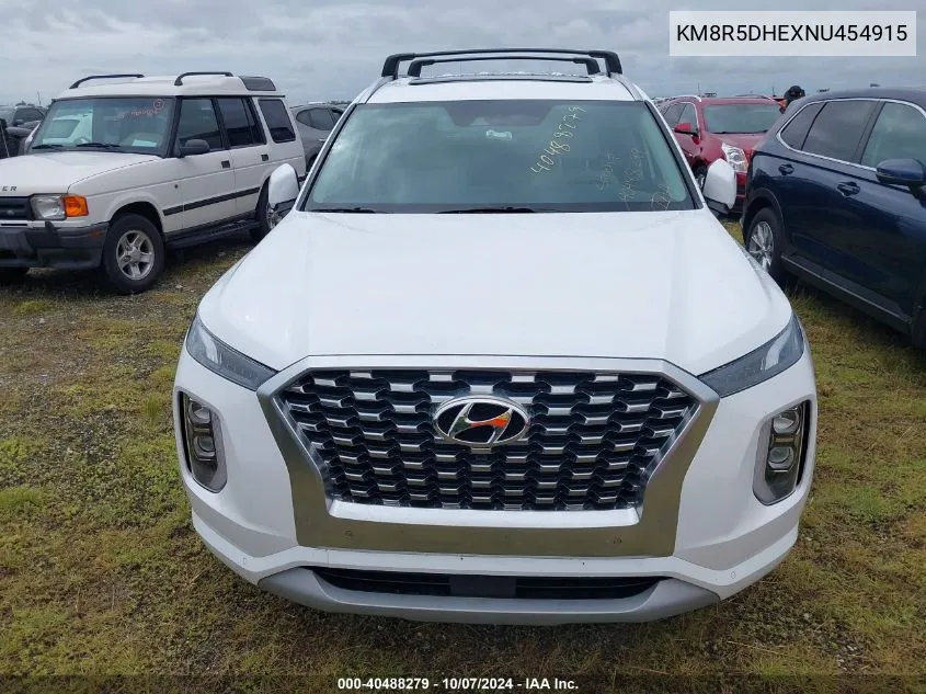 2022 Hyundai Palisade Limited VIN: KM8R5DHEXNU454915 Lot: 40488279