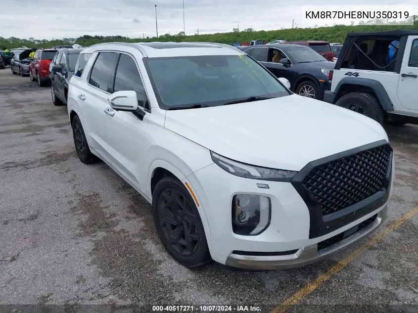 KM8R7DHE8NU350319 2022 Hyundai Palisade Calligraphy