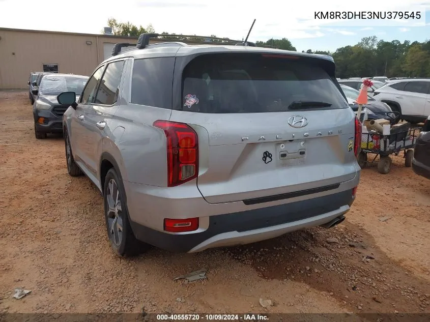 KM8R3DHE3NU379545 2022 Hyundai Palisade Sel