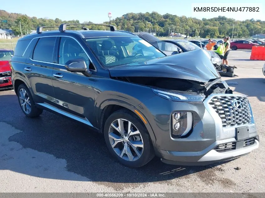 2022 Hyundai Palisade Limited VIN: KM8R5DHE4NU477882 Lot: 40556209