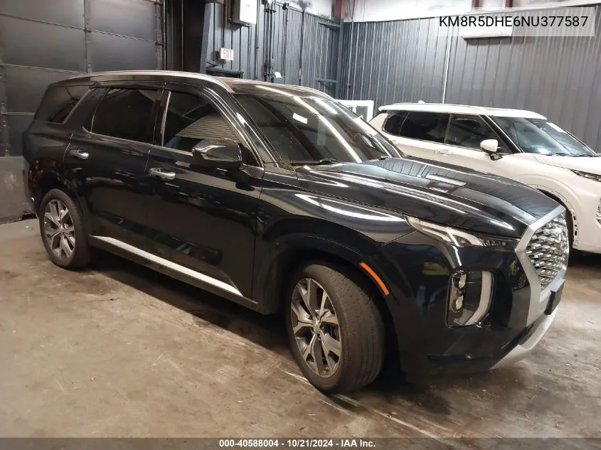 KM8R5DHE6NU377587 2022 Hyundai Palisade Limited