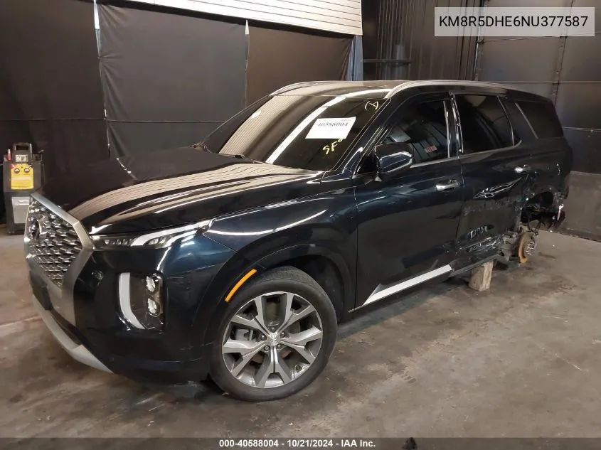 KM8R5DHE6NU377587 2022 Hyundai Palisade Limited