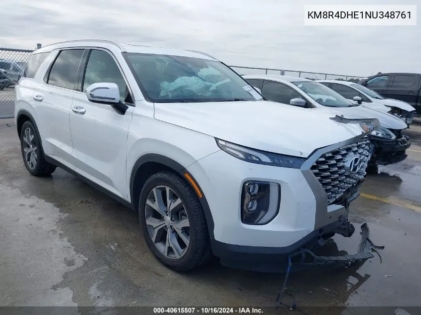 2022 Hyundai Palisade Sel VIN: KM8R4DHE1NU348761 Lot: 40615507