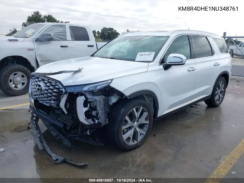 2022 Hyundai Palisade Sel VIN: KM8R4DHE1NU348761 Lot: 40615507