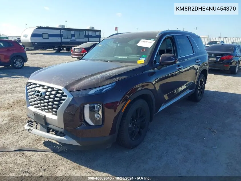 2022 Hyundai Palisade Sel VIN: KM8R2DHE4NU454370 Lot: 40689640