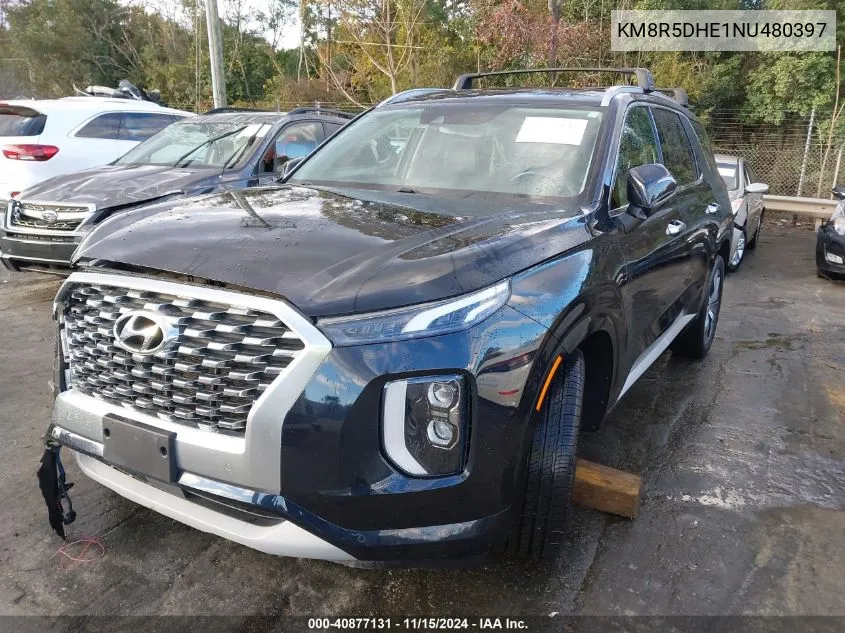 2022 Hyundai Palisade Limited VIN: KM8R5DHE1NU480397 Lot: 40877131