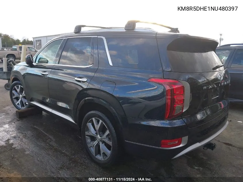 2022 Hyundai Palisade Limited VIN: KM8R5DHE1NU480397 Lot: 40877131