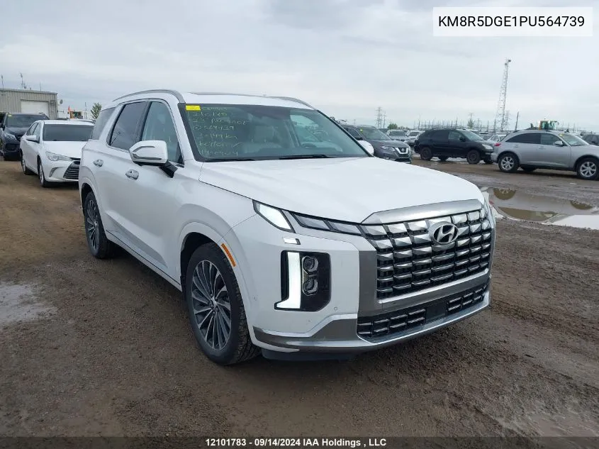 2023 Hyundai Palisade Ultimate Calligraphy VIN: KM8R5DGE1PU564739 Lot: 12101783