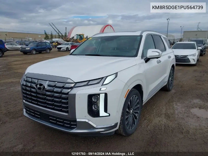 2023 Hyundai Palisade Ultimate Calligraphy VIN: KM8R5DGE1PU564739 Lot: 12101783