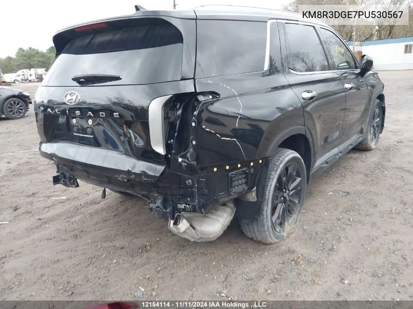 2023 Hyundai Palisade Urban 8-Passenger Seating VIN: KM8R3DGE7PU530567 Lot: 12154114