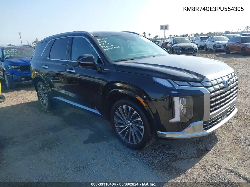 2023 Hyundai Palisade Calligraphy VIN: KM8R74GE3PU554305 Lot: 39318404