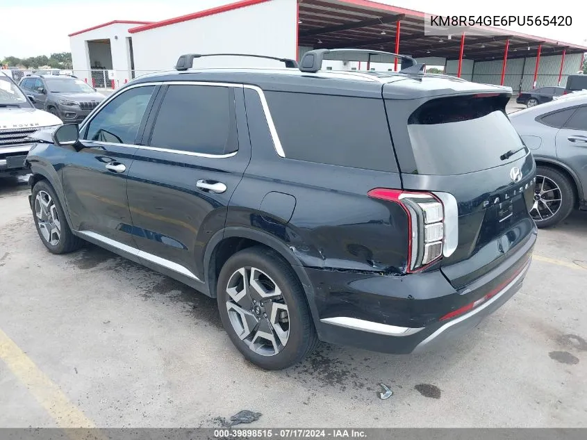 2023 Hyundai Palisade Limited VIN: KM8R54GE6PU565420 Lot: 39898515