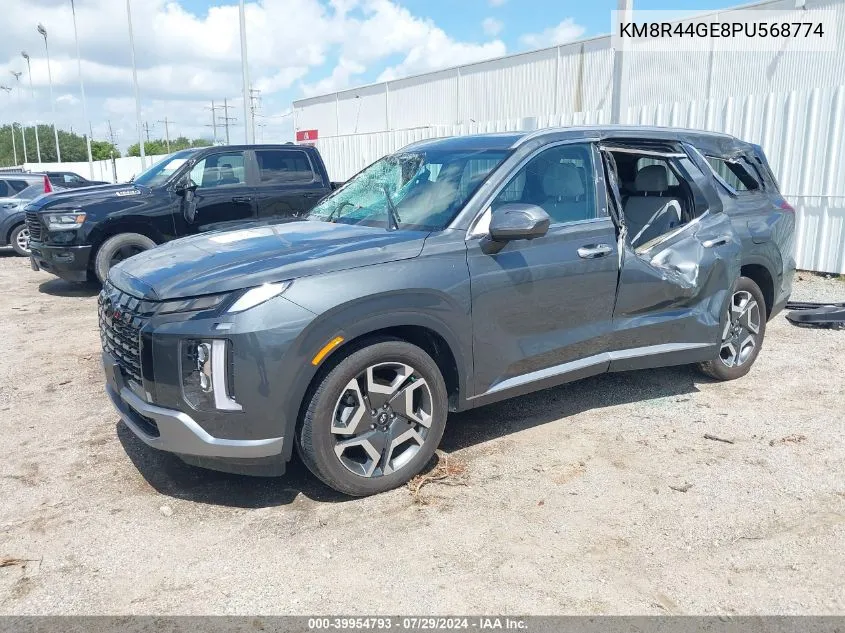 2023 Hyundai Palisade Sel VIN: KM8R44GE8PU568774 Lot: 39954793