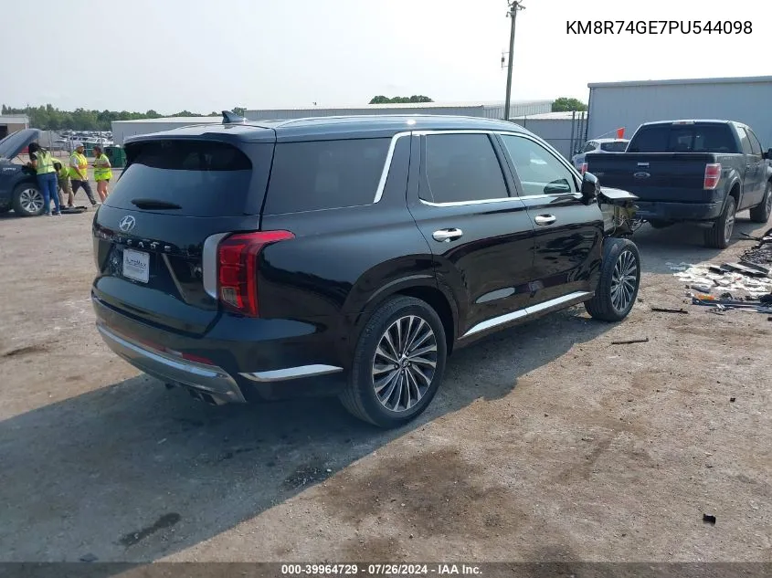 2023 Hyundai Palisade Calligraphy VIN: KM8R74GE7PU544098 Lot: 39964729