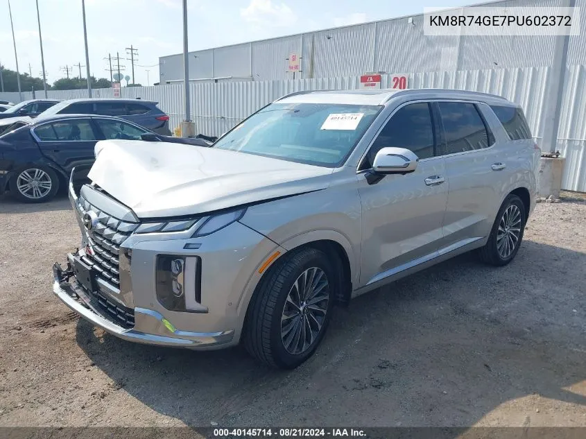 2023 Hyundai Palisade Calligraphy VIN: KM8R74GE7PU602372 Lot: 40145714