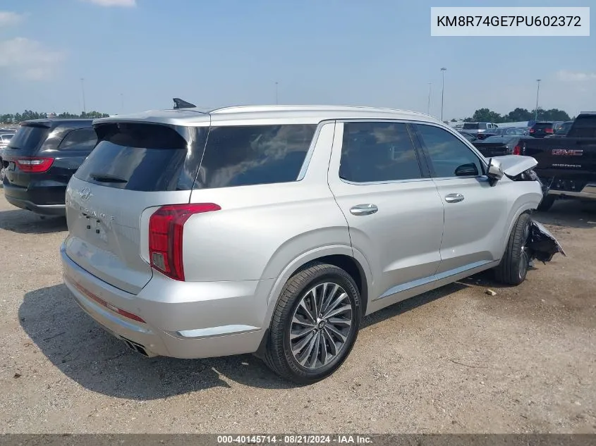 KM8R74GE7PU602372 2023 Hyundai Palisade Calligraphy