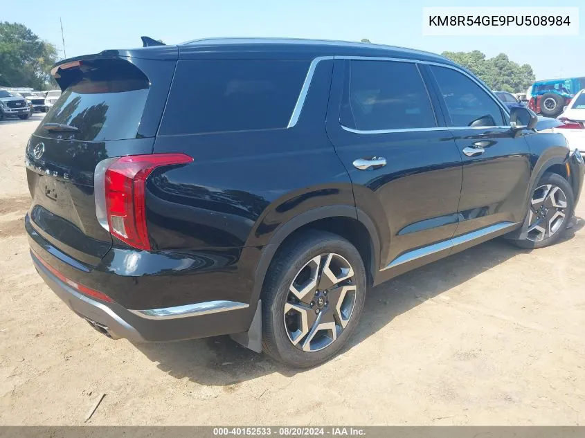 2023 Hyundai Palisade Limited VIN: KM8R54GE9PU508984 Lot: 40152533