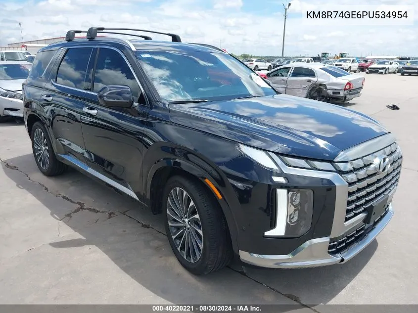 2023 Hyundai Palisade Calligraphy VIN: KM8R74GE6PU534954 Lot: 40220221