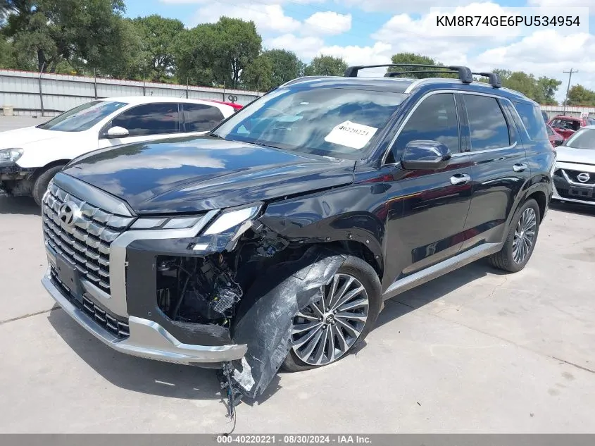 2023 Hyundai Palisade Calligraphy VIN: KM8R74GE6PU534954 Lot: 40220221