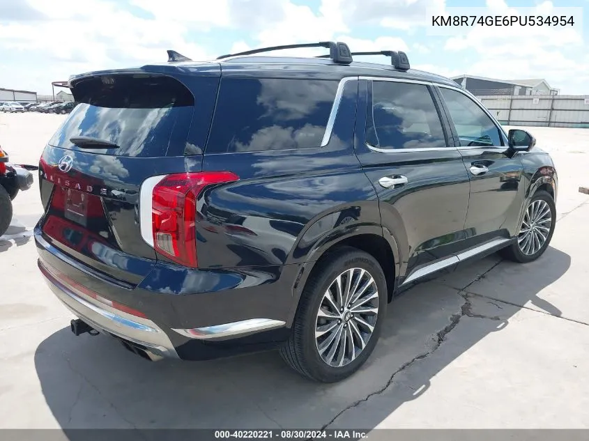 2023 Hyundai Palisade Calligraphy VIN: KM8R74GE6PU534954 Lot: 40220221