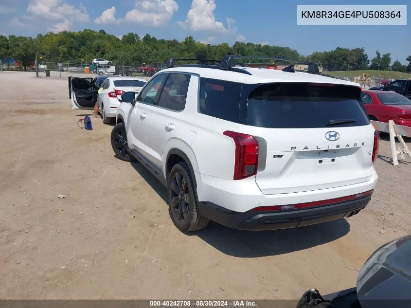 2023 Hyundai Palisade Xrt VIN: KM8R34GE4PU508364 Lot: 40242708