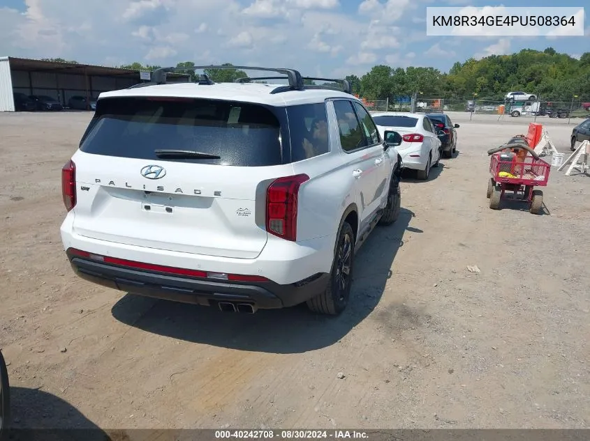 2023 Hyundai Palisade Xrt VIN: KM8R34GE4PU508364 Lot: 40242708