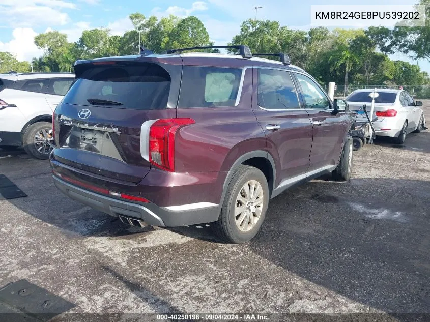 2023 Hyundai Palisade Sel VIN: KM8R24GE8PU539202 Lot: 40250198