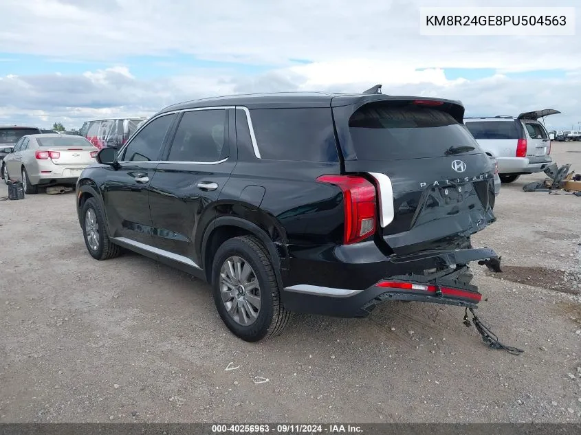 2023 Hyundai Palisade Sel VIN: KM8R24GE8PU504563 Lot: 40256963