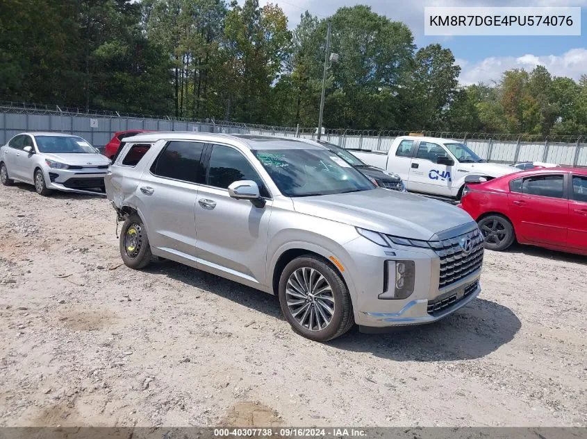 2023 Hyundai Palisade Calligraphy VIN: KM8R7DGE4PU574076 Lot: 40307738