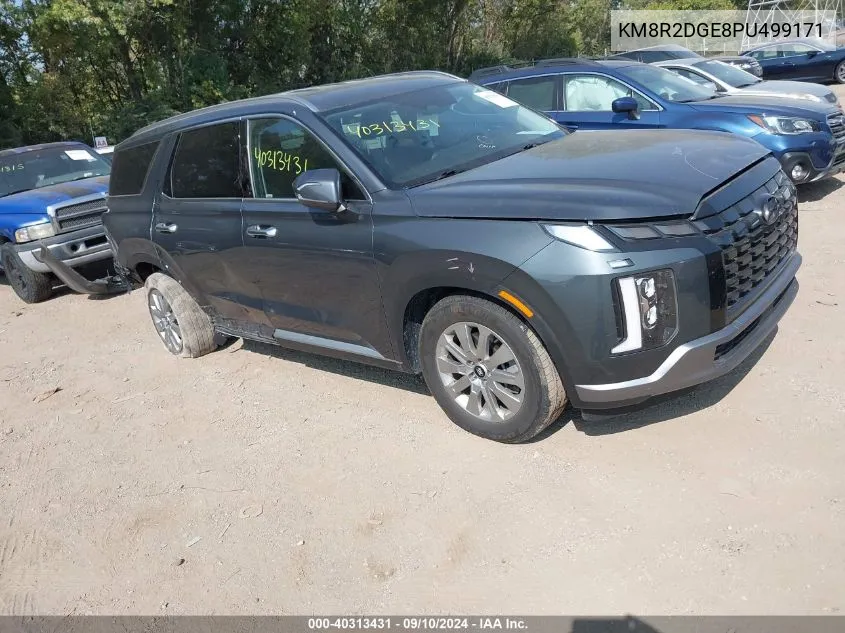 2023 Hyundai Palisade Sel VIN: KM8R2DGE8PU499171 Lot: 40313431