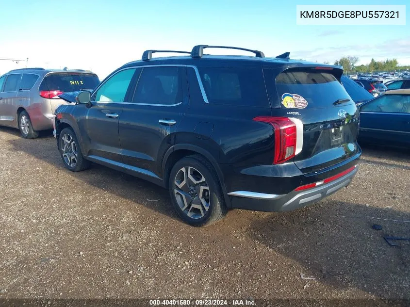 2023 Hyundai Palisade Limited VIN: KM8R5DGE8PU557321 Lot: 40401580