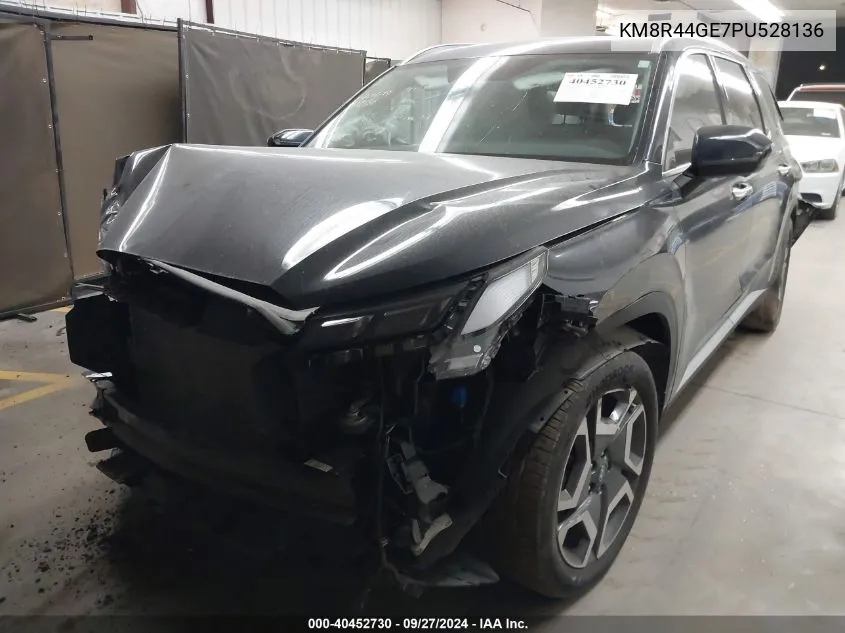 2023 Hyundai Palisade Sel VIN: KM8R44GE7PU528136 Lot: 40452730