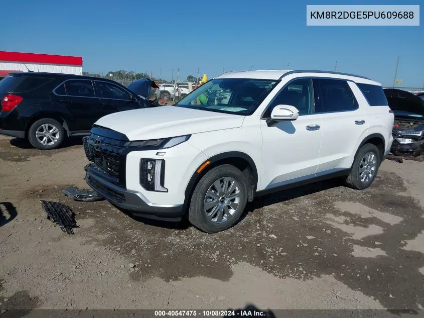 2023 Hyundai Palisade Sel VIN: KM8R2DGE5PU609688 Lot: 40547475