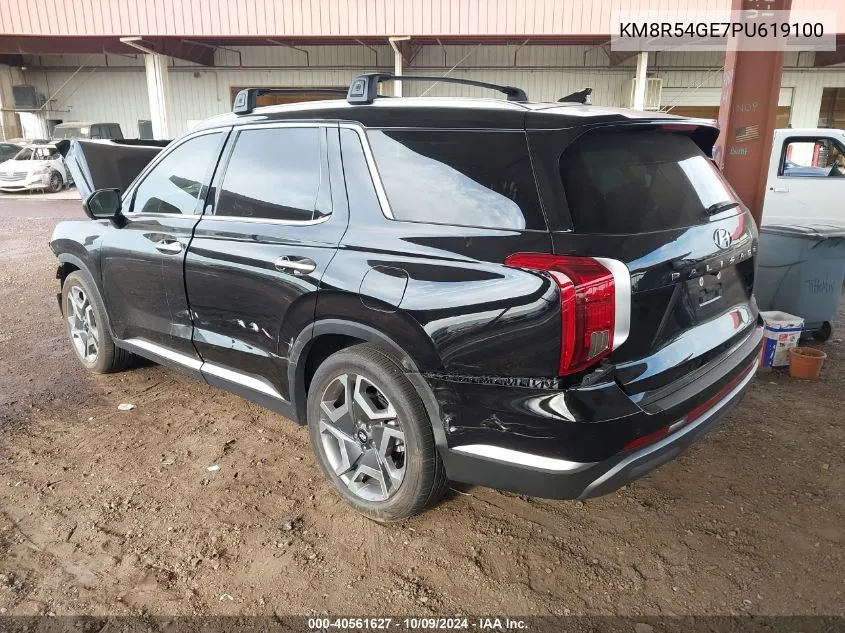 2023 Hyundai Palisade Limited VIN: KM8R54GE7PU619100 Lot: 40561627