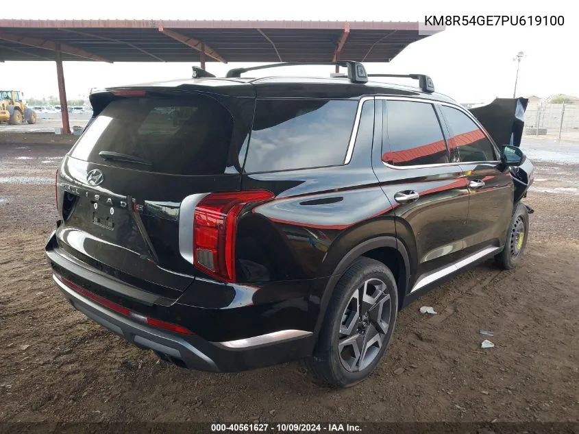 2023 Hyundai Palisade Limited VIN: KM8R54GE7PU619100 Lot: 40561627