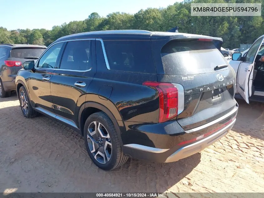 2023 Hyundai Palisade Sel VIN: KM8R4DGE5PU594796 Lot: 40584921