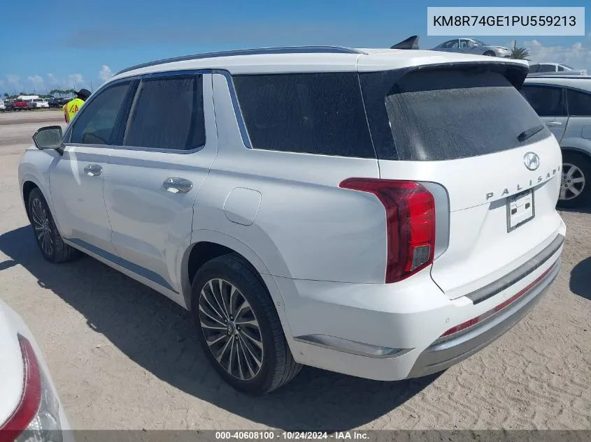 2023 Hyundai Palisade Calligraphy VIN: KM8R74GE1PU559213 Lot: 40608100