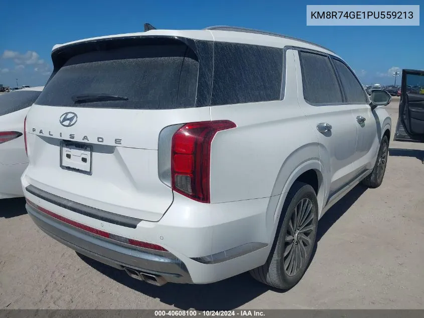 2023 Hyundai Palisade Calligraphy VIN: KM8R74GE1PU559213 Lot: 40608100