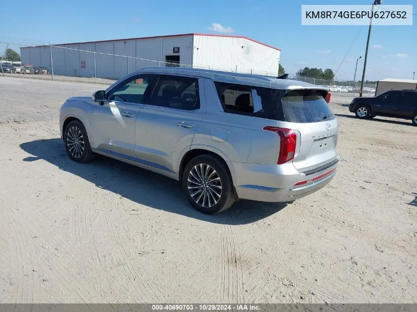 2023 Hyundai Palisade Calligraphy VIN: KM8R74GE6PU627652 Lot: 40690703