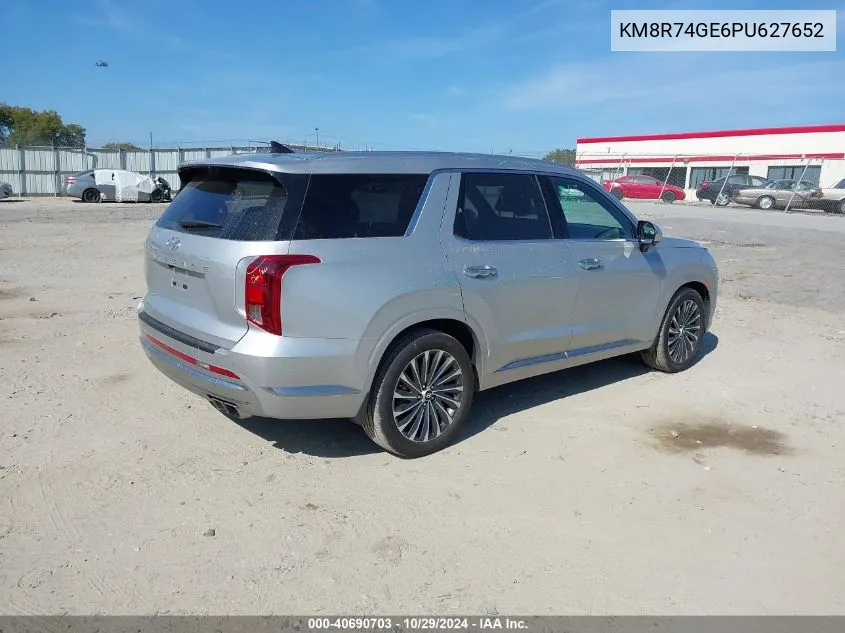 2023 Hyundai Palisade Calligraphy VIN: KM8R74GE6PU627652 Lot: 40690703