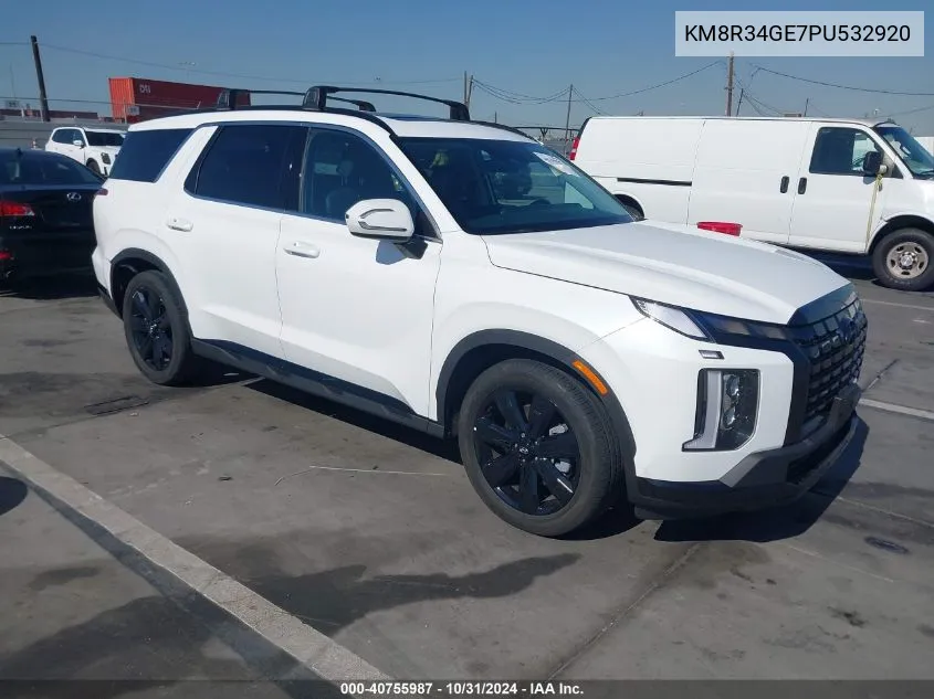 2023 Hyundai Palisade Xrt VIN: KM8R34GE7PU532920 Lot: 40755987