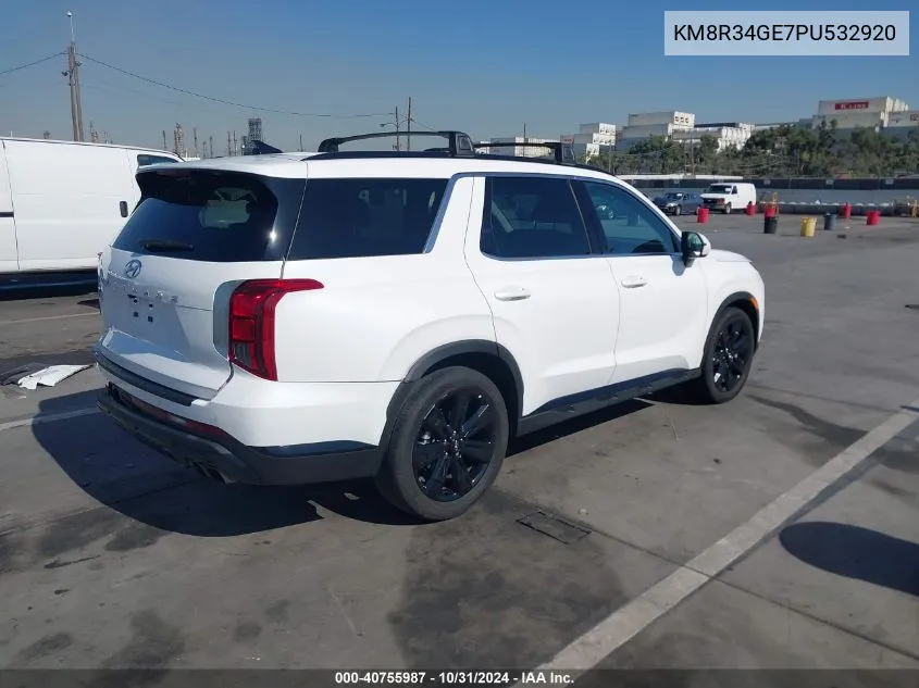 2023 Hyundai Palisade Xrt VIN: KM8R34GE7PU532920 Lot: 40755987