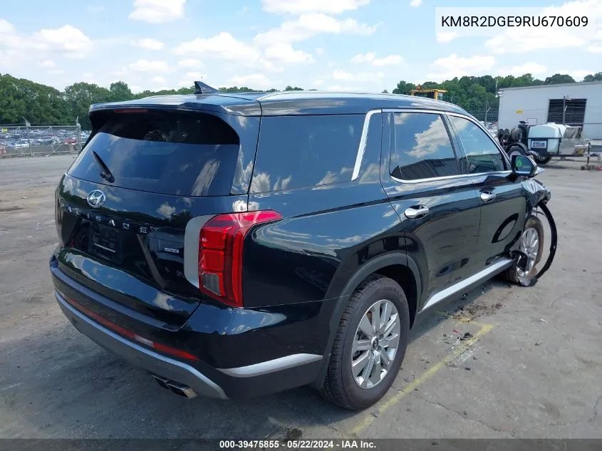 KM8R2DGE9RU670609 2024 Hyundai Palisade Sel