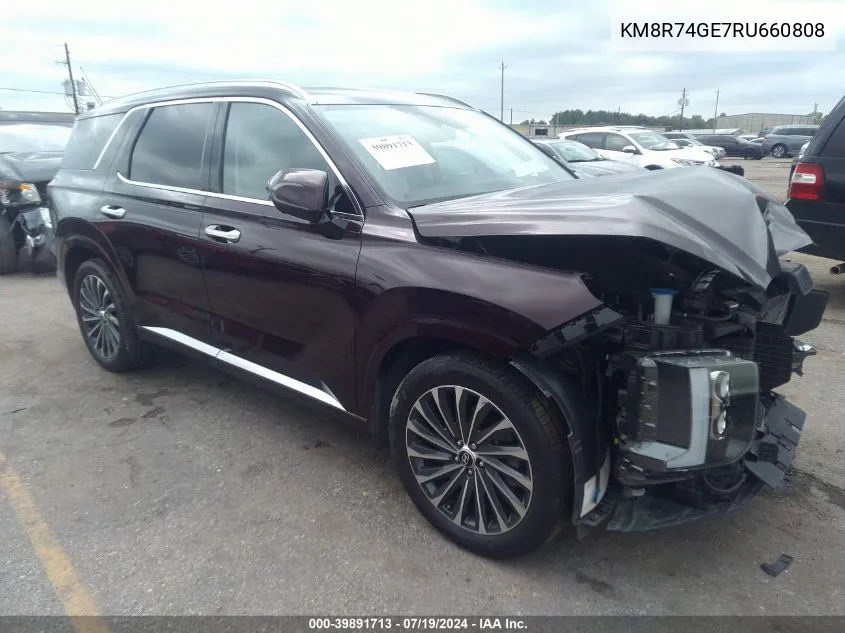 2024 Hyundai Palisade Calligraphy VIN: KM8R74GE7RU660808 Lot: 39891713