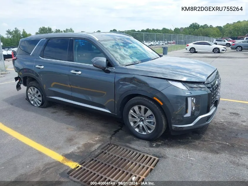 2024 Hyundai Palisade Sel VIN: KM8R2DGEXRU755264 Lot: 40004148