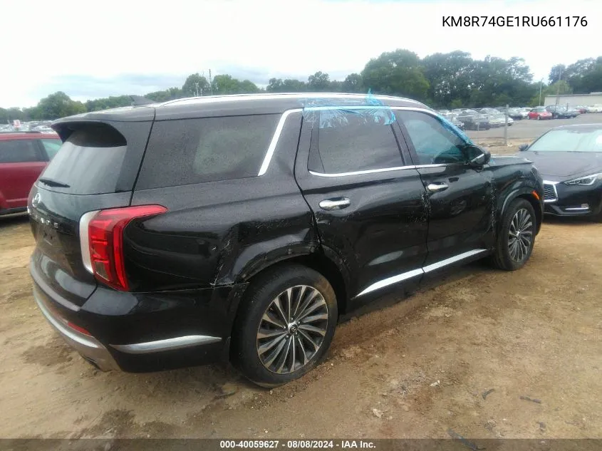 2024 Hyundai Palisade Calligraphy VIN: KM8R74GE1RU661176 Lot: 40059627